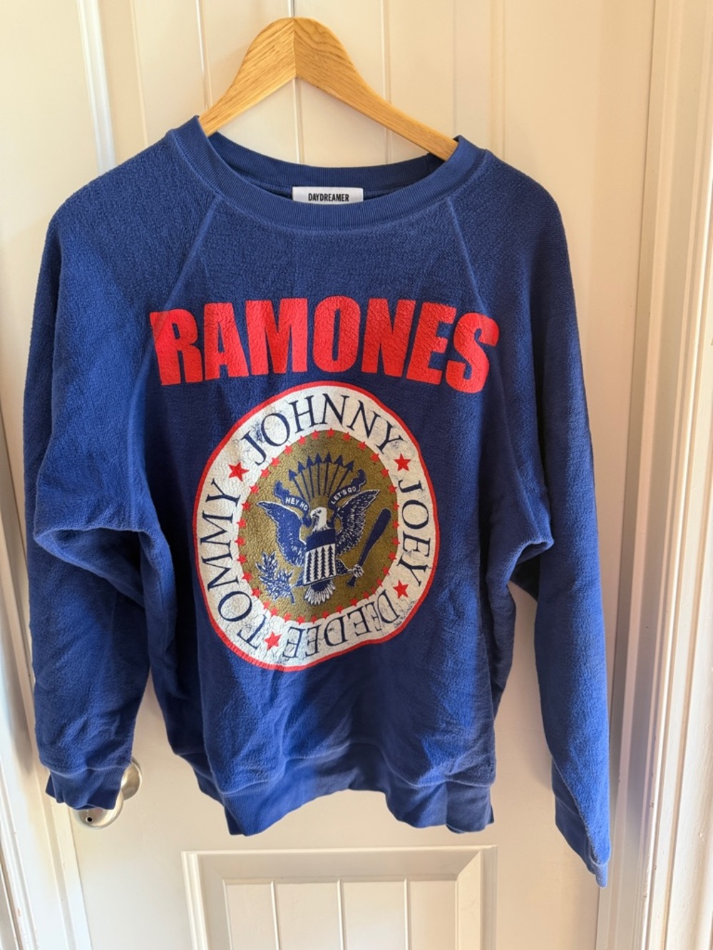 Daydreamer Ramones Reverse Cotton Terry Graphic Sweatshirt - Picture 2 of 5